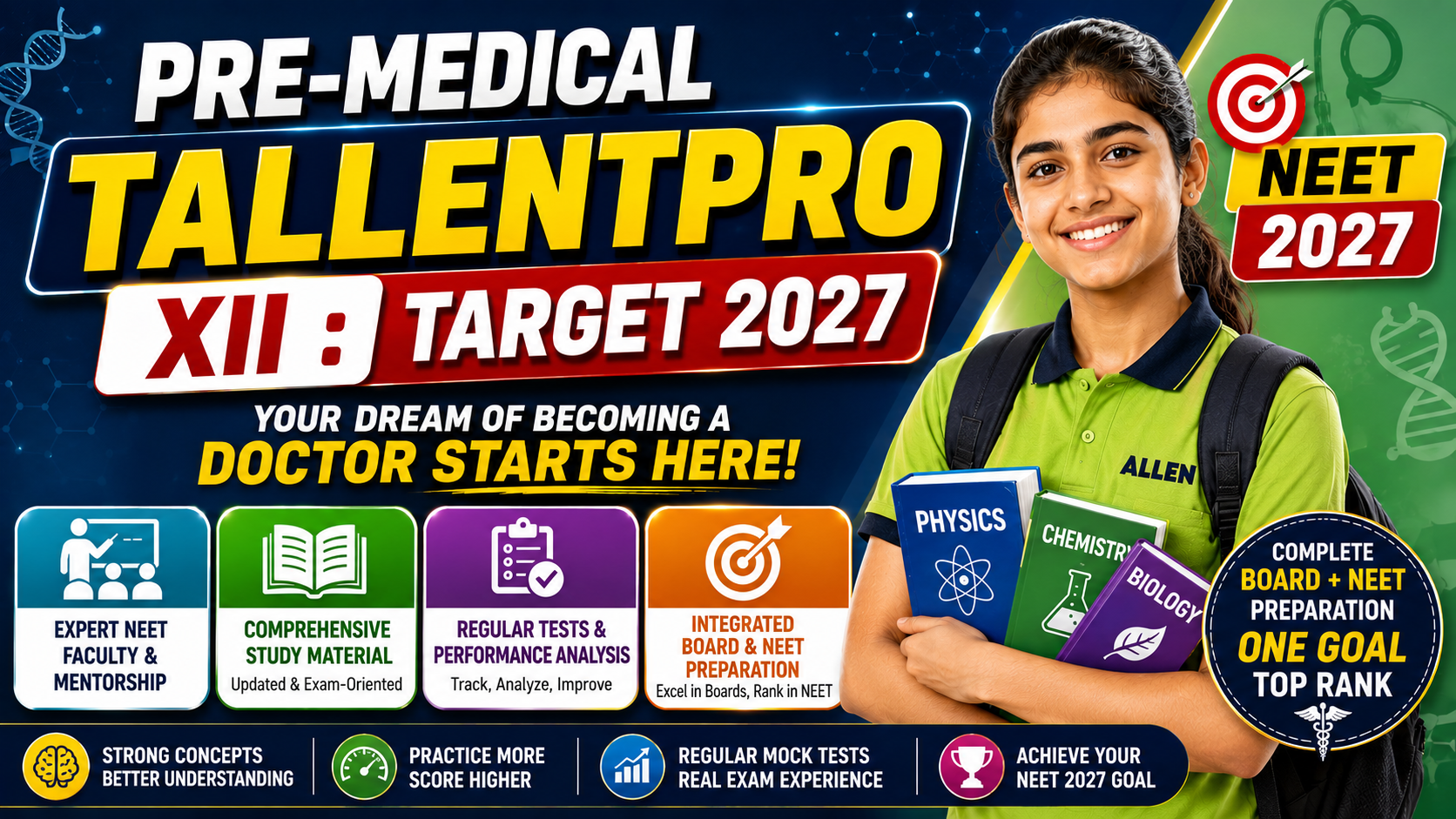 PRE-MEDICAL TALLENTPRO XII : TARGET 2027